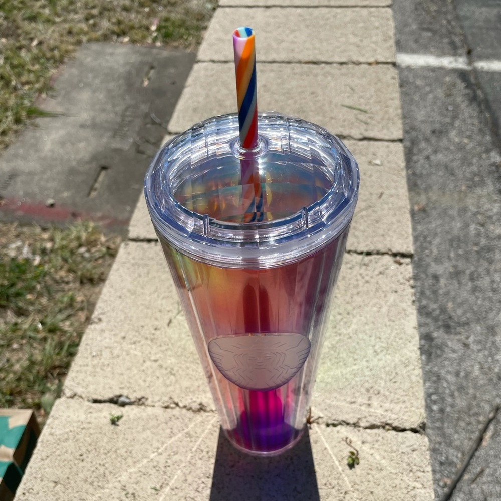 Starbucks 24oz Rainbow Tumbler Summer 2021 🌈 - Picture 5 of 7